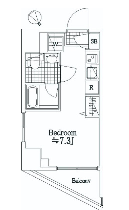 8階の間取り図