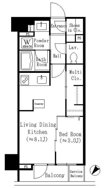 5階の間取り図