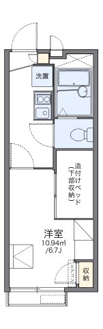 2階の間取り図