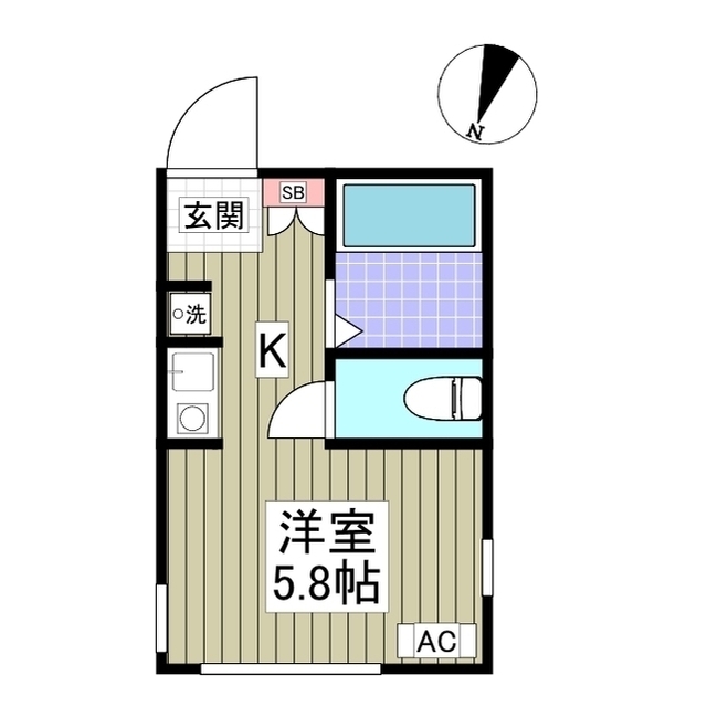 1階の間取り図