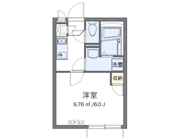 2階の間取り図