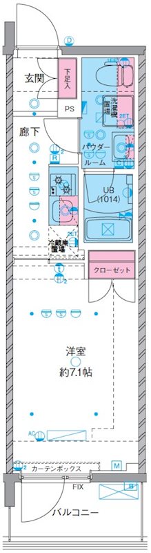 9階の間取り図