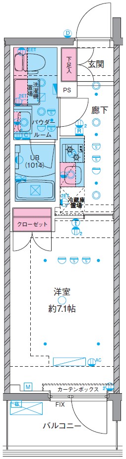4階の間取り図