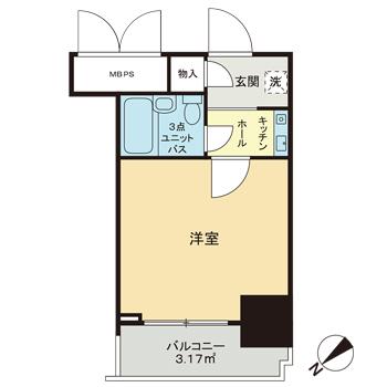 04階の間取り図