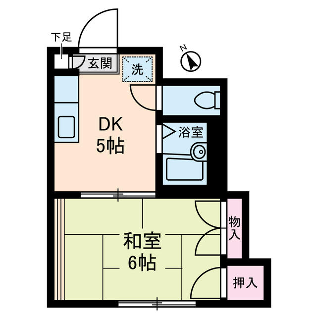 1階の間取り図