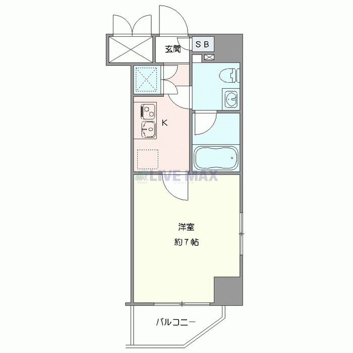 7階の間取り図