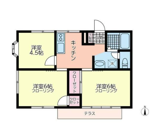 1階の間取り図