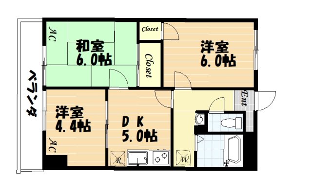 9階の間取り図