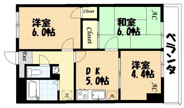 7階の間取り図