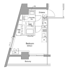 2階の間取り図