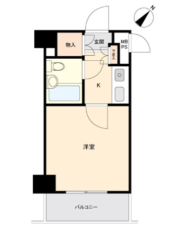 2階の間取り図