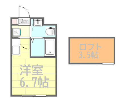 1階の間取り図