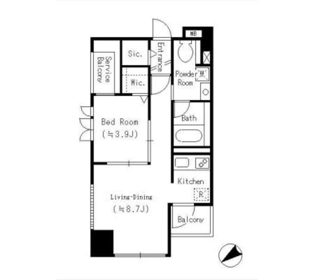 5階の間取り図