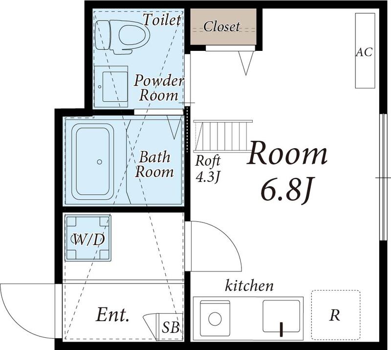 2階の間取り図