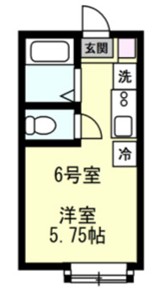 2階の間取り図