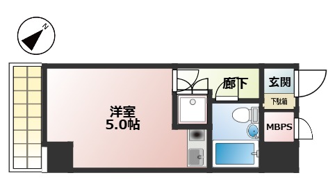 2階の間取り図