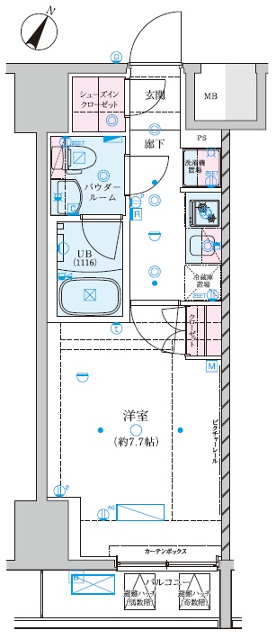 5階の間取り図