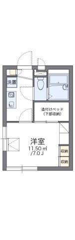 2階の間取り図