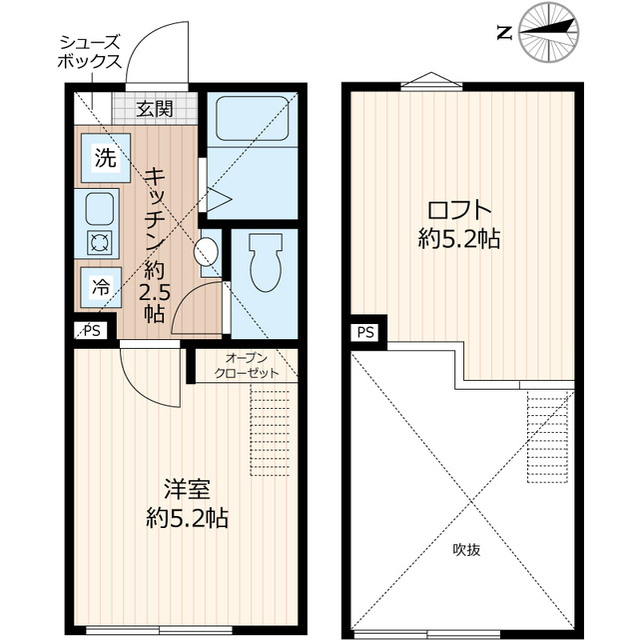 1階の間取り図