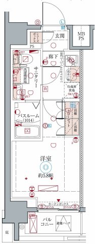 10階の間取り図
