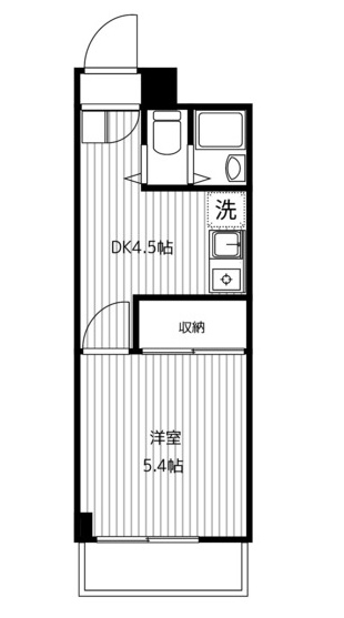 4階の間取り図