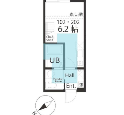 ハーミットクラブハウスＲＯＣＣＡ A棟