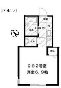2階の間取り図