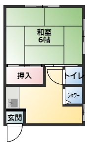 2階の間取り図