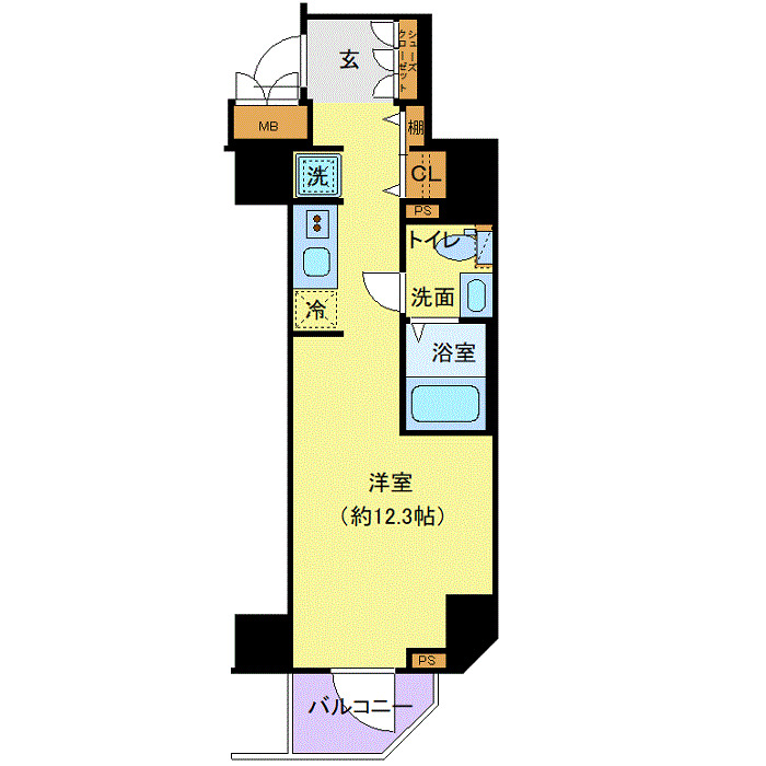 5階の間取り図