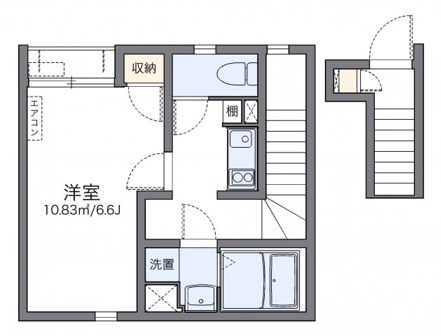 代表的な間取のため実際の間取とは異なる場合があります
