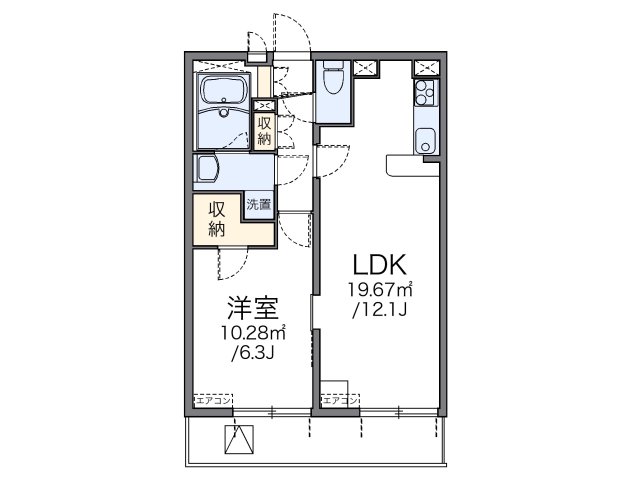 代表的な間取のため実際の間取とは異なる場合があります