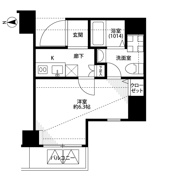 3階の間取り図