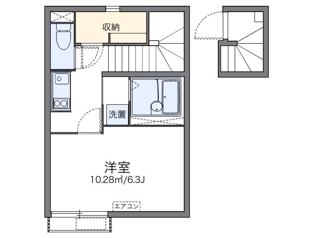 代表的な間取のため実際の間取とは異なる場合があります