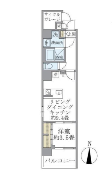 Ｄ’ｓ　ＶＡＲＩＥ三ノ輪レジデンス