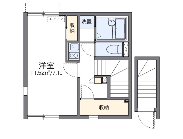代表的な間取のため実際の間取とは異なる場合があります