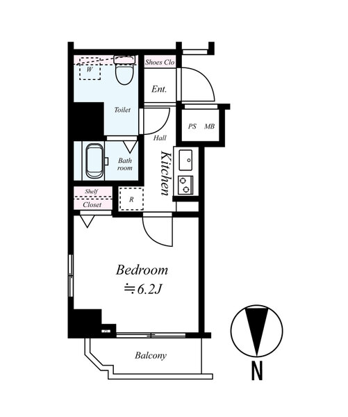 4階の間取り図