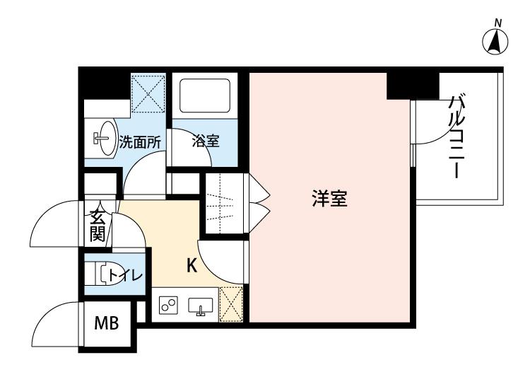 5階の間取り図