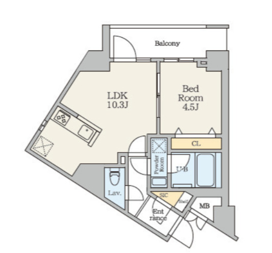 3階の間取り図