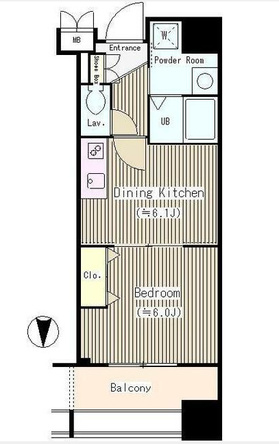 4階の間取り図
