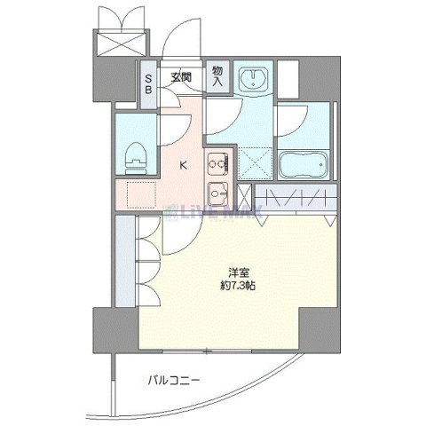 7階の間取り図