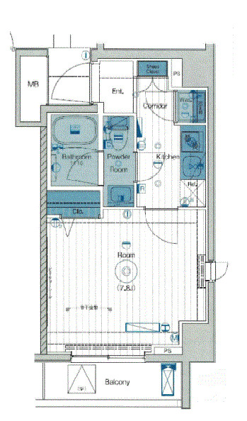 1階の間取り図