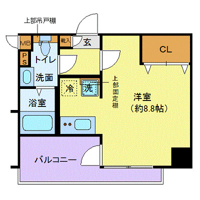2階の間取り図