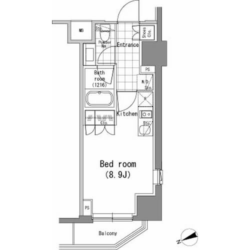 9階の間取り図