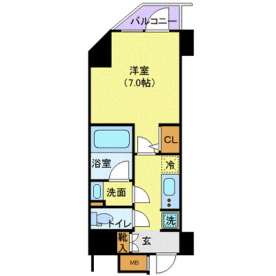 11階の間取り図