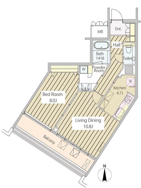 16階の間取り図