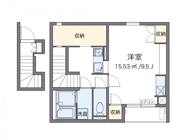 代表的な間取のため実際の間取とは異なる場合があります