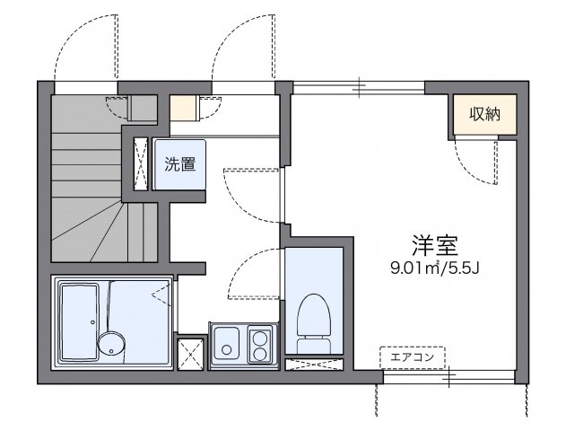 代表的な間取のため実際の間取とは異なる場合があります