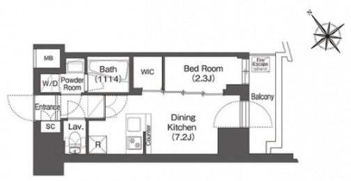 コンフォリア東大井Ⅱ