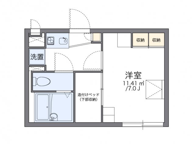 代表的な間取のため実際の間取とは異なる場合があります