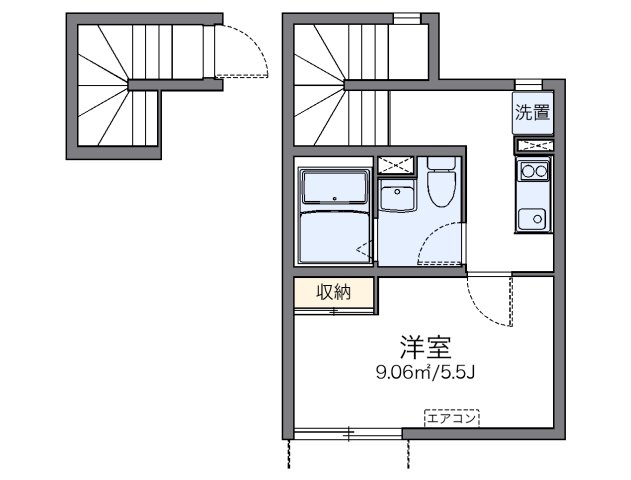 代表的な間取のため実際の間取とは異なる場合があります